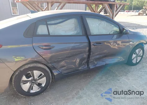 2017 Hyundai Ioniq Hybrid Blue z USA, uszkodzony, nr VIN KMHC65LC1HU022605